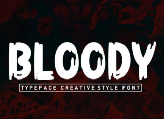 Bloody Display Font