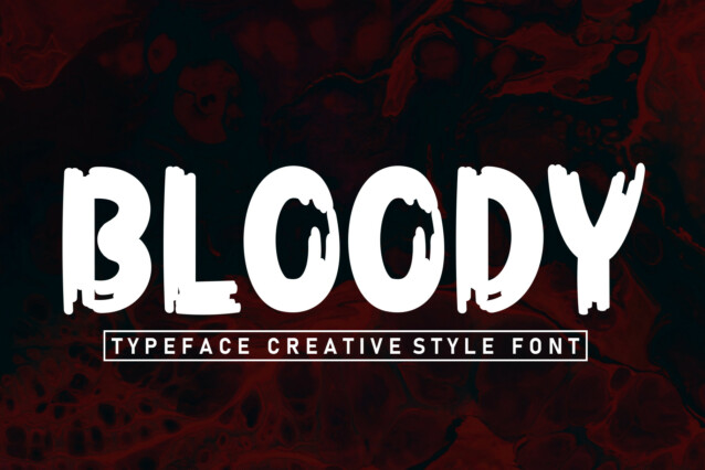 Bloody Display Font