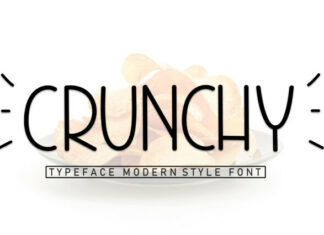 Crunchy Display Typeface