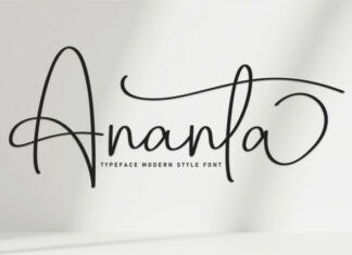Ananta Script Font
