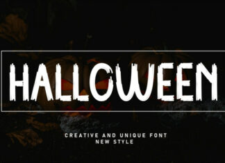 Halloween Display Typeface