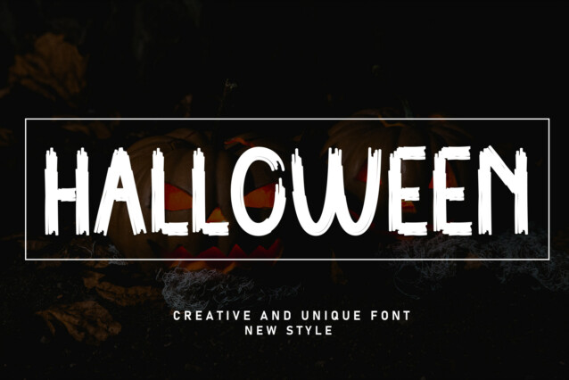 Halloween Display Typeface