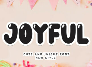 Joyful Display Font