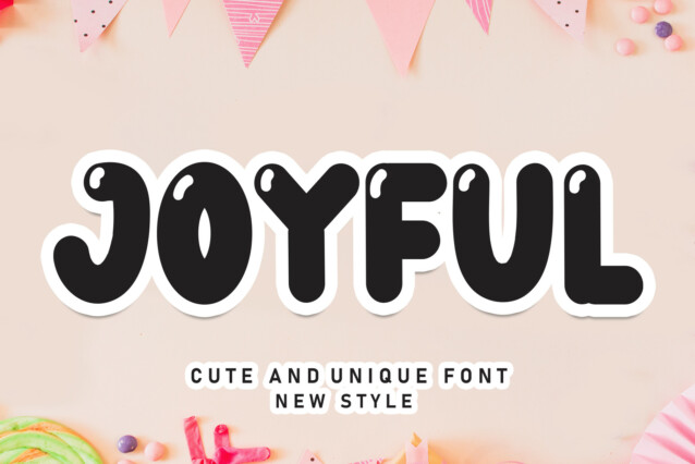 Joyful Display Font