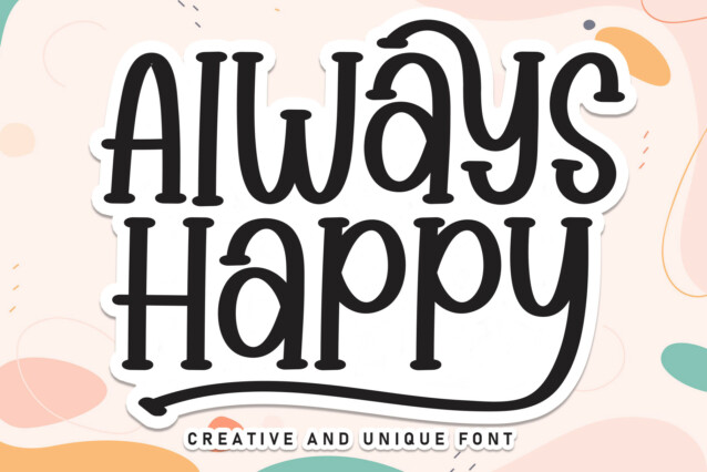 Always Happy Script Font