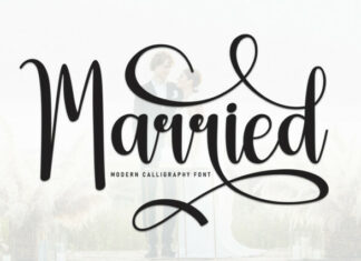 Married Script Font