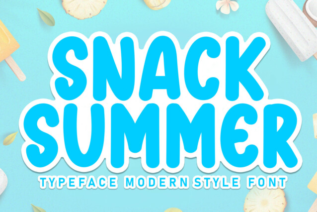 Snack Summer Display Font