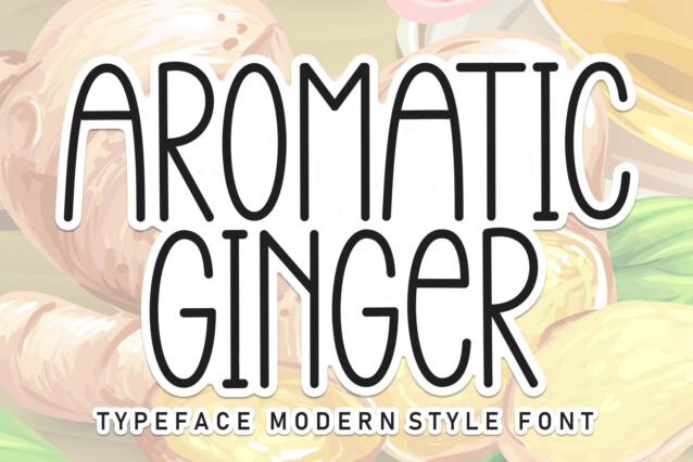 Aromatic Ginger Display Font