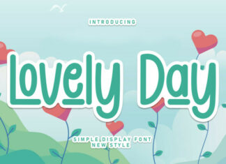 Lovely Day Display Font
