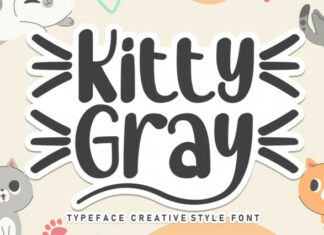 Kitty Gray Display Font