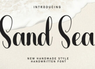 Sand Sea Script Font