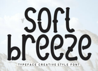 Soft Breeze Display Font