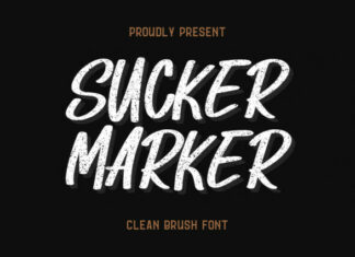 Sucker Marker Font