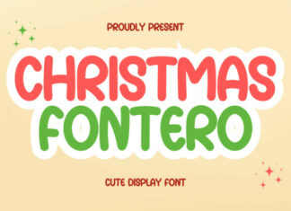 Christmas Fontero Display Font