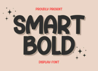 Smart Bold Display Font