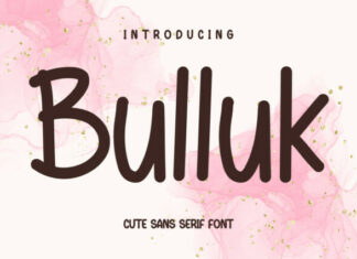 Bulluk Display Font