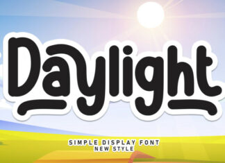 Daylight Display Typeface