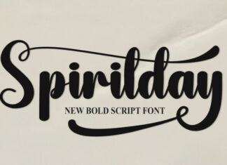 Spiritday Script Font
