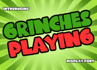 Grinches Playing Font