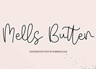 Mells Butter Font