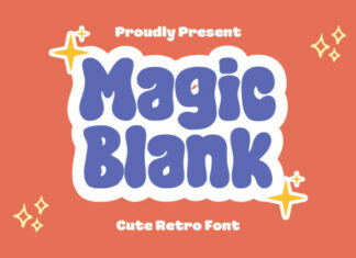 Magic Blank Display Font