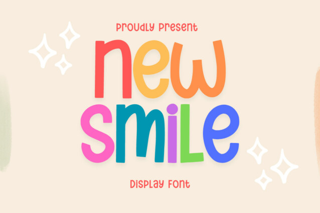 New Smile Display Font