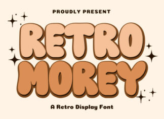Retro Morey Display Font