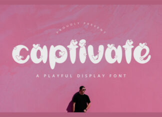 Captivate Display Font