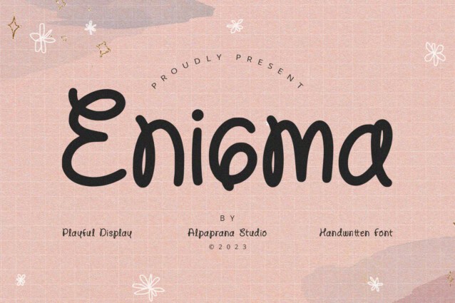 Enigma Display Typeface