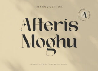Afteris Moghu Typeface