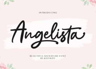 Angelista Script Font