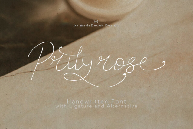 Prilyrose Font - Download Free Font