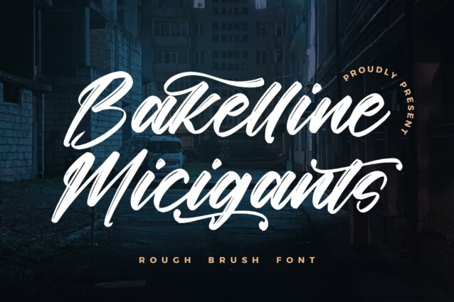 Bakelline Micigants Font