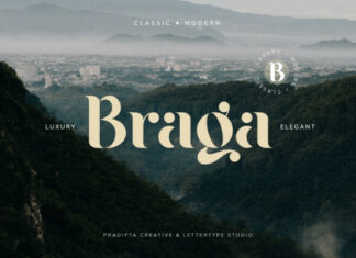 Braga Typeface