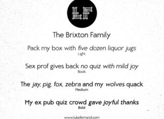 Brixton Font Family