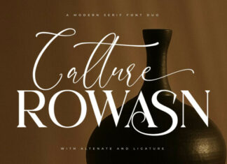 Calture Rowasn Font