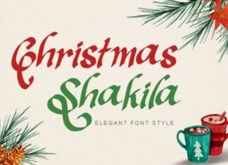Christmas Shakila Font