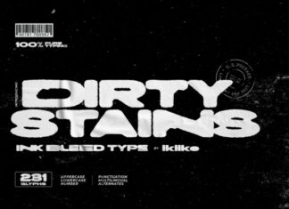 Dirty Stains Font