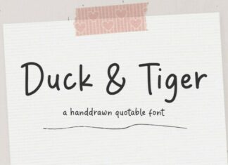 Duck & Tiger Font