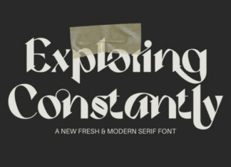 Exploring Constantly Font