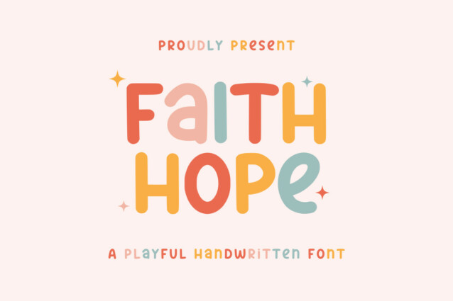 Faith Hope Display Font
