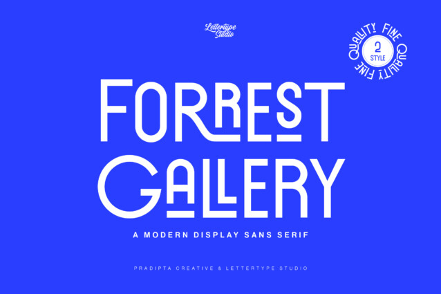 Forrest Gallery Font