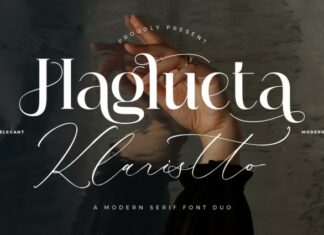 Haglueta Klaristto Font