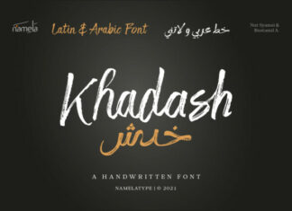 Khadash Arabic Font