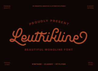 Leuthikline Typeface