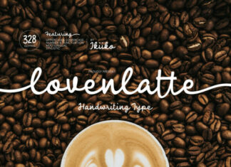 Loven Latte Font