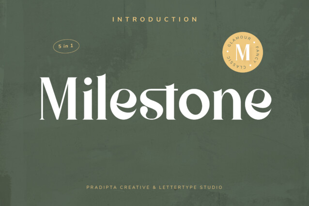 Milestone Typeface