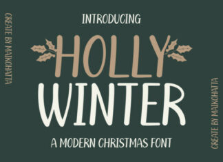Holly Winter Font
