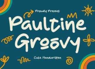 Paultine Groovy Font