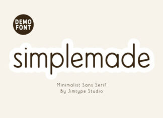 Simplemade Display Font